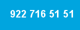 922 716 51 51 922 716 51 51